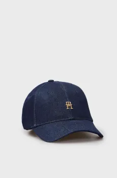 Женская темно-синяя джинсовая кепка ELEVATED CHIC Синий ONESIZE Tommy Hilfiger AW0AW17137