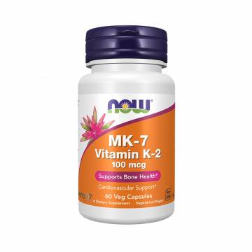 Витамин K2 NOW foods MK-7 Vitamin K-2, 100 мкг, 60 капсул Витамин K2 NOW foods MK-7 Vitamin K-2, 100 мкг, 60 капсул