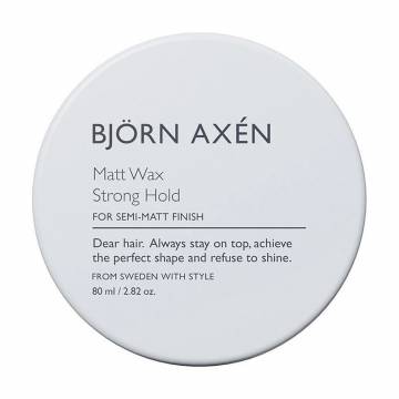 Уценка! Матовый воск для укладки волос Bjorn Axen Matt Wax Strong Hold сильной фиксации, 80 мл Уценка! Матовый воск для укладки волос Bjorn Axen Matt Wax Strong Hold сильной фиксации, 80 мл