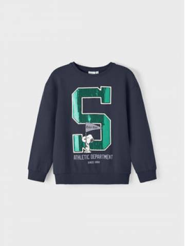 NAME IT Світшот PEANUTS 13210813 Cиній Regular Fit NAME IT Світшот PEANUTS 13210813 Cиній Regular Fit