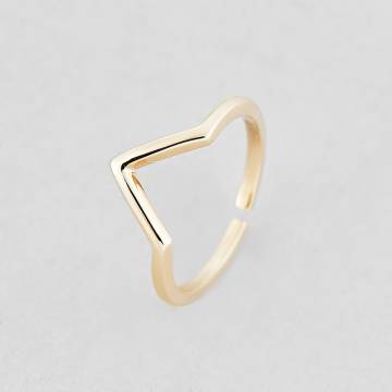 Золотое кольцо Minimal К10133-ж/ЗВС-253ж Золотое кольцо Minimal К10133-ж/ЗВС-253ж
