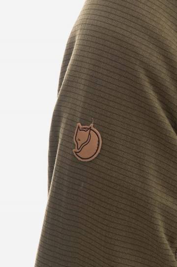 Кофта Fjallraven Lite Fleece Jacket мужская цвет зелёный однотонная F86971.620-620 Кофта Fjallraven Lite Fleece Jacket мужская цвет зелёный однотонная F86971.620-620