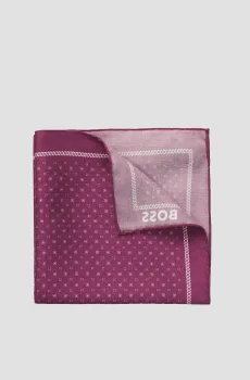 Мужской розовый платок с узором Розовый ONESIZE BOSS 50532788;651