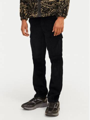 Jack&Jones Junior Штани з тканини Kane 12258392 Чорний Relaxed Fit Jack&Jones Junior Штани з тканини Kane 12258392 Чорний Relaxed Fit