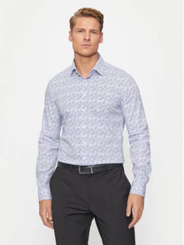 Calvin Klein Сорочка Floral K10K113175 Голубий Slim Fit Calvin Klein Сорочка Floral K10K113175 Голубий Slim Fit