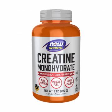 Креатин моногидрат NOW Foods Creatine Monohydrate в порошке, 227 г Креатин моногидрат NOW Foods Creatine Monohydrate в порошке, 227 г