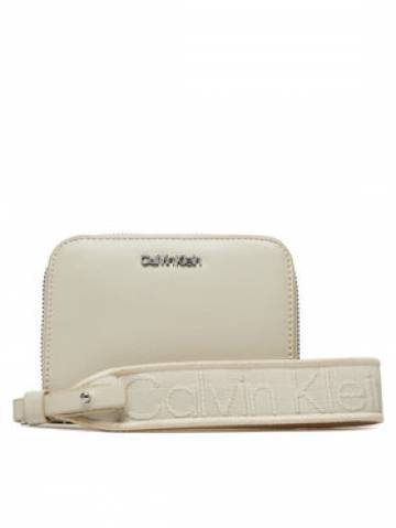 Calvin Klein Великий жіночий гаманець Gracie K60K611688 Бежевий Calvin Klein Великий жіночий гаманець Gracie K60K611688 Бежевий