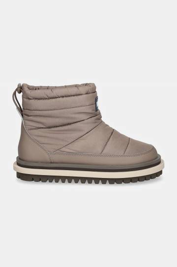 Зимние сапоги Tommy Jeans TJW PADDED FLAT BOOT WL цвет бежевый EN0EN02725 Зимние сапоги Tommy Jeans TJW PADDED FLAT BOOT WL цвет бежевый EN0EN02725