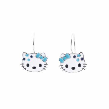 Серьги детские Hello Kitty (эмаль) 121778г Серьги детские Hello Kitty (эмаль) 121778г