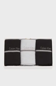 Женские носки (3 пары) GIFTBOX LUREX STRIPE Разноцветный ONESIZE Calvin Klein 701235369