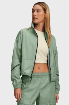 Женская мятная ветровка Unstoppable Woven Sheen Jkt Ментоловый XS Under Armour 1389677-348