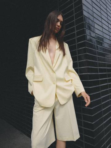 Mohito - Піджак оversize - жовтий - 38