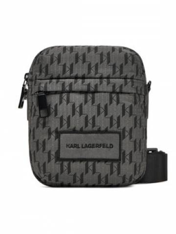 KARL LAGERFELD Плоска сумка A1M30412 Сірий KARL LAGERFELD Плоска сумка A1M30412 Сірий