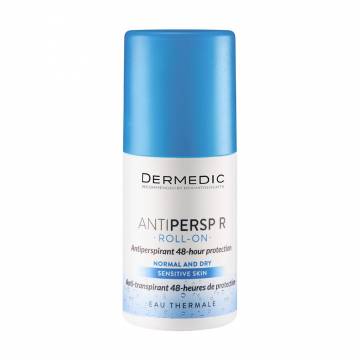 Шариковый антиперспирант Dermedic Antipersp R Roll-On Antiperspirant 48-hour Protection, 60 г Шариковый антиперспирант Dermedic Antipersp R Roll-On Antiperspirant 48-hour Protection, 60 г
