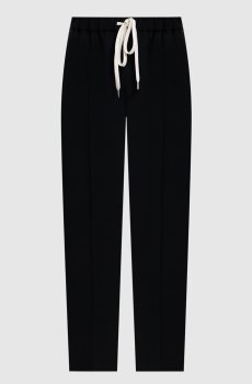 Черные брюки с шерстью