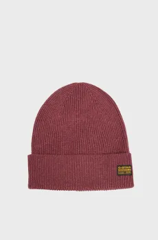 Мужская бордовая шапка Geffo Бордовый ONESIZE G-Star RAW D25511,D784