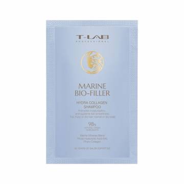 Шампунь для волос T-LAB Professional Marine Bio-filler Hydra Collagen Shampoo, 15 мл Шампунь для волос T-LAB Professional Marine Bio-filler Hydra Collagen Shampoo, 15 мл