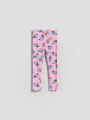 Reserved - Ребристі легінси Bluey - рожевий - 750EX-30X Reserved - Ребристі легінси Bluey - рожевий - 750EX-30X