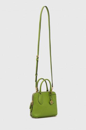 Кожаная сумочка Tory Burch цвет зелёный Кожаная сумочка Tory Burch цвет зелёный