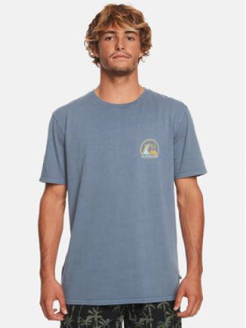 Quiksilver Футболка Cleancircle Tees EQYZT07491 Голубий Regular Fit Quiksilver Футболка Cleancircle Tees EQYZT07491 Голубий Regular Fit