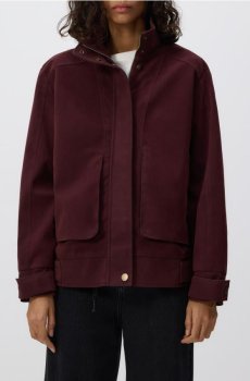 Reserved - Куртка зі штучної замші - бордовий - 486IA-53X