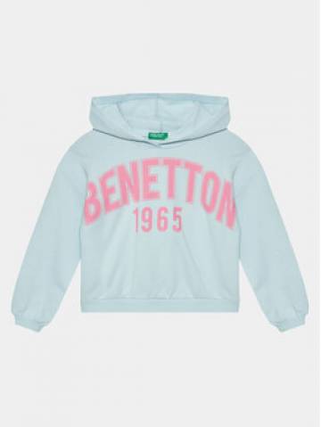 United Colors Of Benetton Світшот 3J68C203I Блакитний Relaxed Fit United Colors Of Benetton Світшот 3J68C203I Блакитний Relaxed Fit