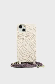 Женский белый чехол для телефона iPhone 15 Белый ONESIZE Bimba Y Lola 242BAFT03.23070