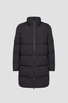 Мужской черный пуховик Черный M HUGO 50495783;001