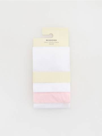 Reserved - GIRLS` TIGHTS MULTI - білий - 653EB-00X Reserved - GIRLS` TIGHTS MULTI - білий - 653EB-00X