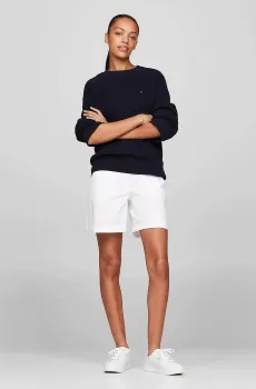 Женские белые шорты CO BLEND CHINO Белый 32 Tommy Hilfiger WW0WW41769