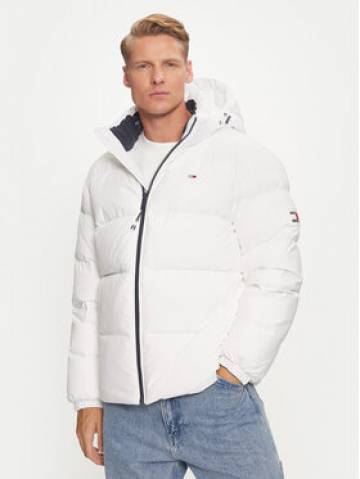 Tommy Jeans Пуховик Essential DM0DM19786 Білий Regular Fit Tommy Jeans Пуховик Essential DM0DM19786 Білий Regular Fit