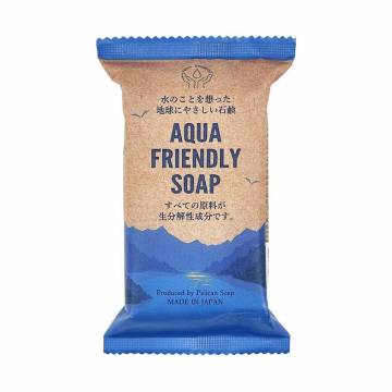 Твердое мыло Pelican Aqua Friendly Soap на основе ферментированных микроорганизмов, 100 г