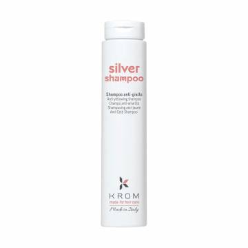 Шампунь для волос Krom Silver Shampoo против желтизны, 250 мл Шампунь для волос Krom Silver Shampoo против желтизны, 250 мл