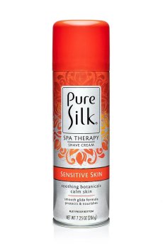 Уценка! Женская крем-пена для бритья Pure Silk Spa Therapy Sensitive Skin, 206 г