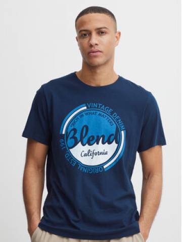 Blend Футболка 20715308 Cиній Regular Fit Blend Футболка 20715308 Cиній Regular Fit