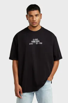 Мужская черная футболка Multi Черный XXL G-Star RAW D29296,E385