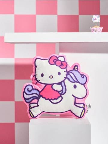Декоративна подушка Hello Kitty - пастельний рожевий Декоративна подушка Hello Kitty - пастельний рожевий