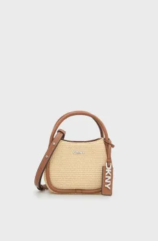 Женская бежевая сумка CAPRI HOBO Бежевый ONESIZE DKNY R61EDL01