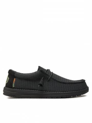 Hey Dude Мокасини Wally Sport Mesh 40403-060 Чорний Hey Dude Мокасини Wally Sport Mesh 40403-060 Чорний