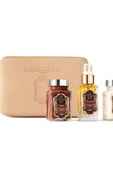 Набор для тела La Sultane de Saba Ayurvedic (косметическое масло, 50 мл + масло ши, 100 мл + скраб, 100 мл + косметичка, 1 шт)