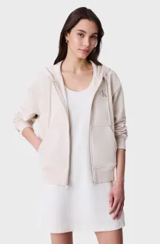 Женское бежевое худи MONOLOGO FRENCH TERRY Бежевый XS Calvin Klein Jeans LV047B270G