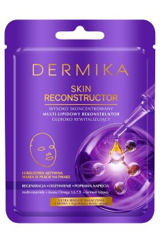 Высококонцентрированная маска для лица Dermika Skin Reconstructor с липидным комплексом, 1 шт