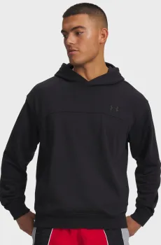 Мужское черное худи UA Rival LW Hoodie Черный XXL Under Armour 6012335-001