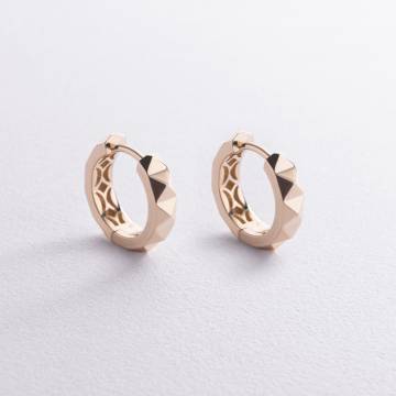 Серьги - кольца "Louise" в желтом золоте с08951 Серьги - кольца "Louise" в желтом золоте с08951