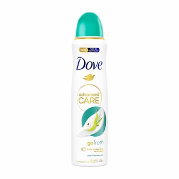 Антиперспирант-спрей Dove Advanced Care Go Fresh Pear & Aloe Vera Scent с ароматом груши и алоэ вера, женский, 150 мл Антиперспирант-спрей Dove Advanced Care Go Fresh Pear & Aloe Vera Scent с ароматом груши и алоэ вера, женский, 150 мл