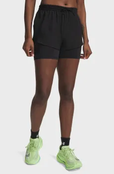 Женские черные шорты UA Velociti Pro 4 2n1 Short Черный L Under Armour 6009610-008