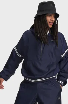 Мужской темно-синий анорак UA Icon SW Woven Jkt Синий L Under Armour 6010974-410