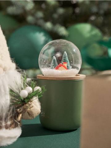 Ароматична свічка Merry Christmas - темно-зелений Ароматична свічка Merry Christmas - темно-зелений