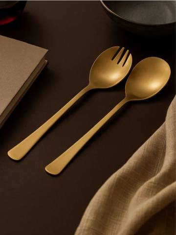 Набір столових приборів - золотий Набір столових приборів - золотий