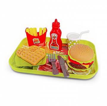 Игрушечный набор продуктов Країна Іграшок Fast Food, от 3 лет, 26.5*6.5*20.5 см (8956) Игрушечный набор продуктов Країна Іграшок Fast Food, от 3 лет, 26.5*6.5*20.5 см (8956)